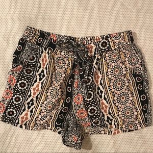 Flowy Patterned Shorts